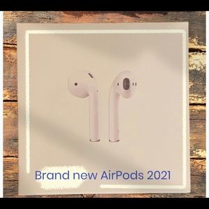 2021 apple AirPods original size. Real apple AirPods not fake.